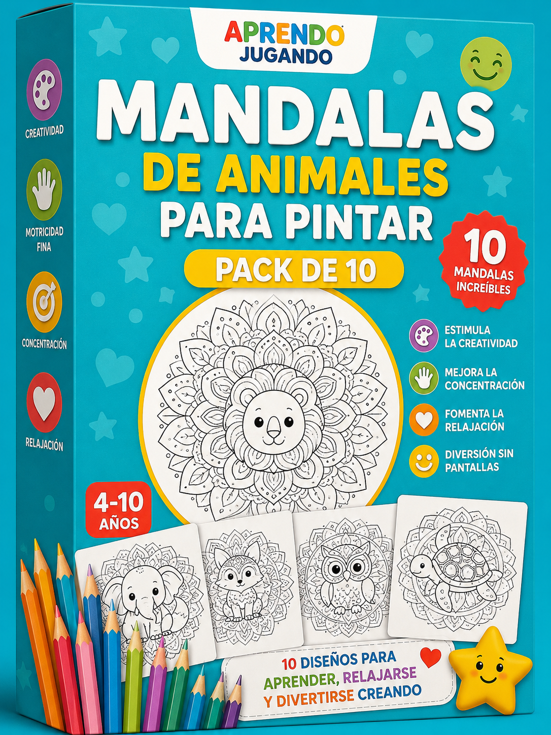 PACK DE MANDALAS PARA COLOREAR